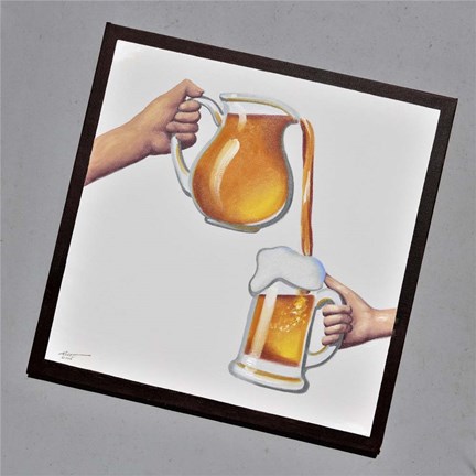 Framed Pitcher Picture Print