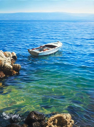 Framed Swaying Boat Print