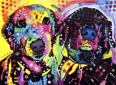 Framed Daisy and Noel Print