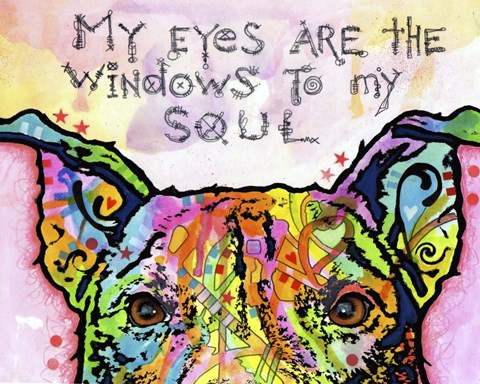 Framed Windows To My Soul Print