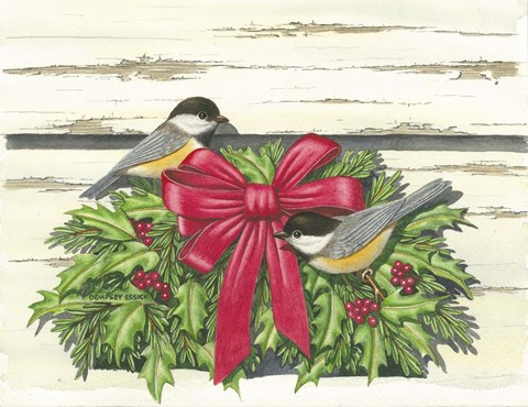 Framed Together at Christmas Print