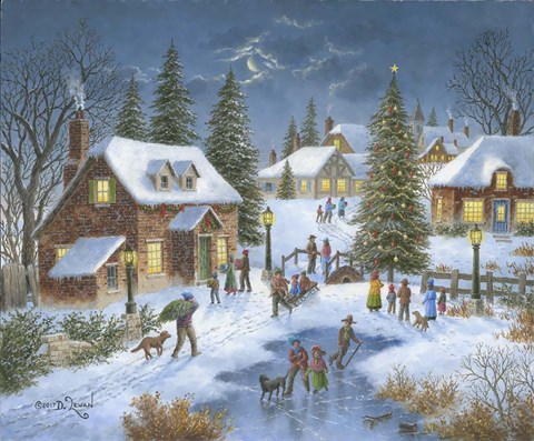 Framed Holiday Celebration Print