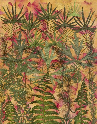 Framed Flower Fantasy 6 Print