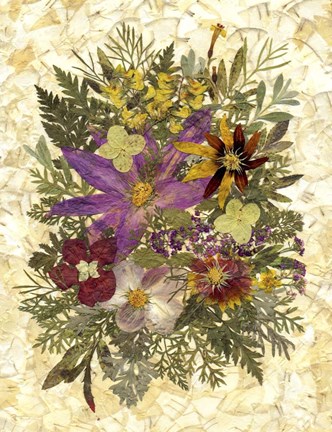 Framed Flower Fantasy 17 Print