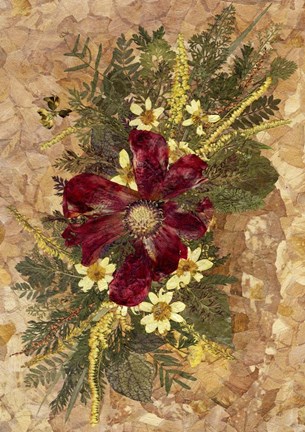 Framed Flower Fantasy 18 Print