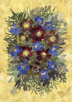 Framed Flower Fantasy 27 Print