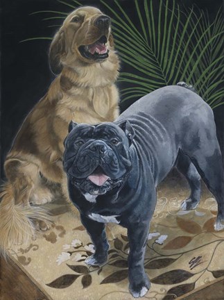 Framed Elliot and Gus Print