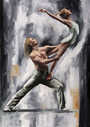 Framed Ballo Verde 2 Print