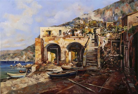 Framed La Casa Dei Veneziani Print