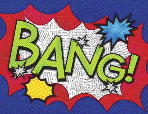 Framed Comic Book 1 Print