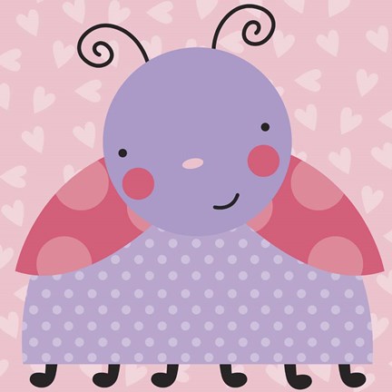 Framed Ladybug 2 Print