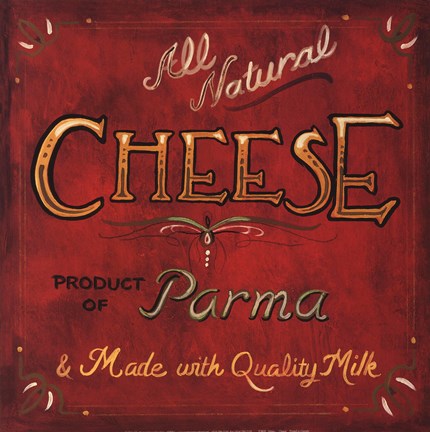 Framed Cheese Print