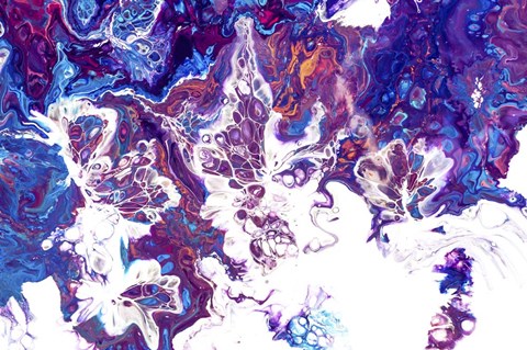 Framed Fluid Acrylic Arabian Fairytales 1 Print