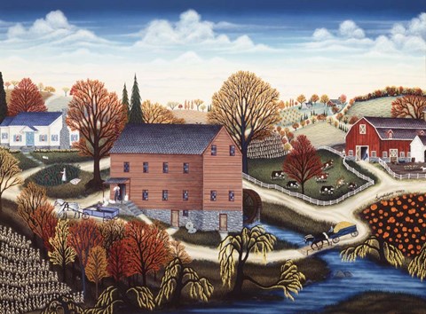 Framed Clifton Mill Print