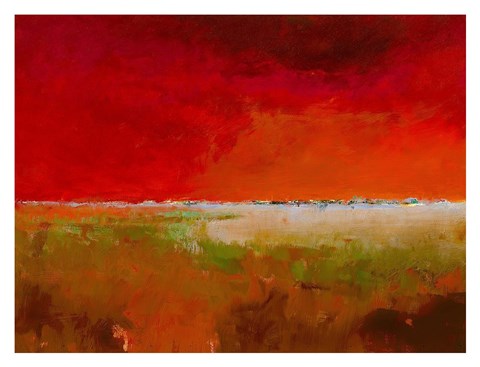 Framed Incredibly Red Print