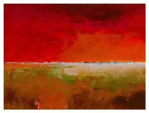 Framed Incredibly Red Print