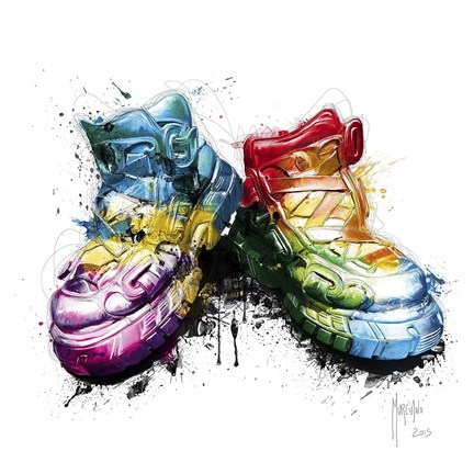 Framed My Shoes Print