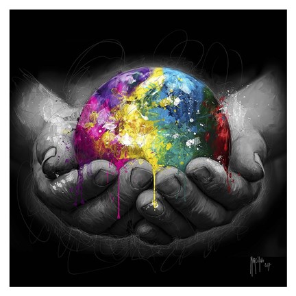 Framed We Are the World Print