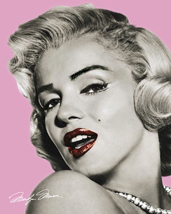 Framed Marilyn Monroe - Lips Print