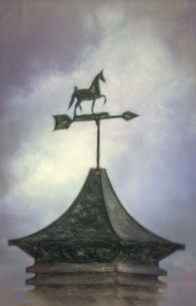 Framed No Direction Known - Weather Vane Print