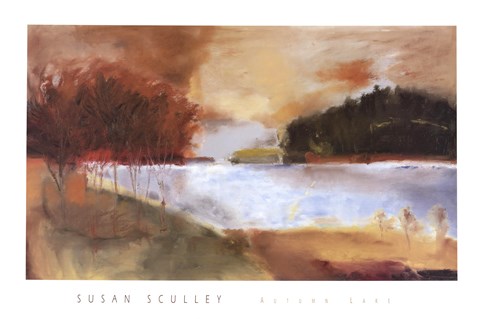 Framed Autumn Lake Print