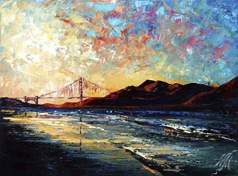 Framed San Francisco Golden Gate Bridge Print