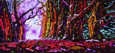Framed Enchanted Forest Print