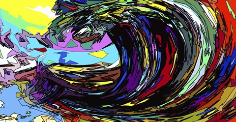 Framed Fiji Wave Print