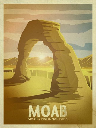Framed Moab Arches Print