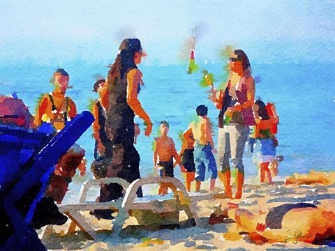 Framed Jugglers Print