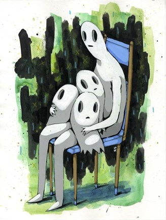 Framed Ghost Kids Print