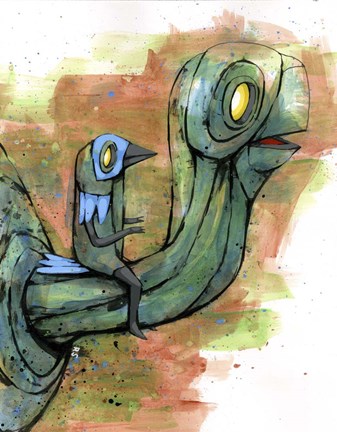 Framed Slow Ride Print