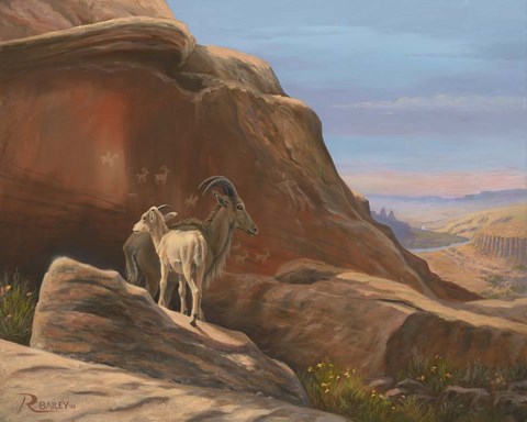 Framed Traversing Time Print