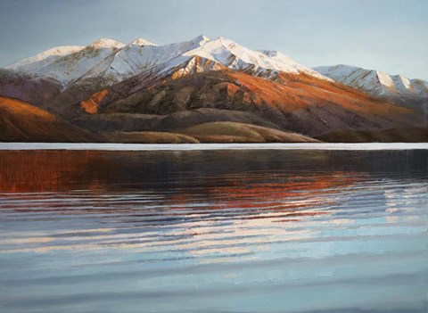 Framed Lake Wanaka, Glendu Bay Print