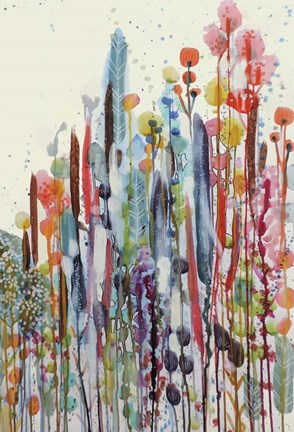 Framed Petit Jardin 2 Print