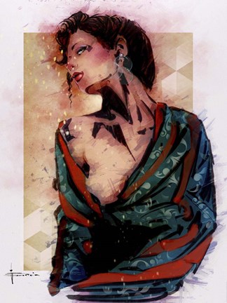 Framed Evening Print