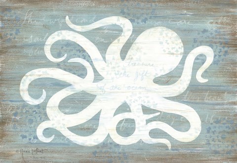 Framed Ocean Octopus Print