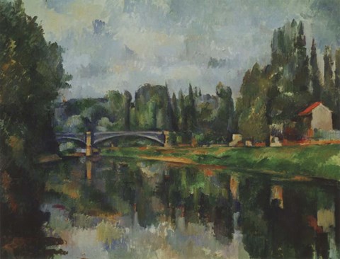 Framed Bridge Over Ther Marne at Creteil Print