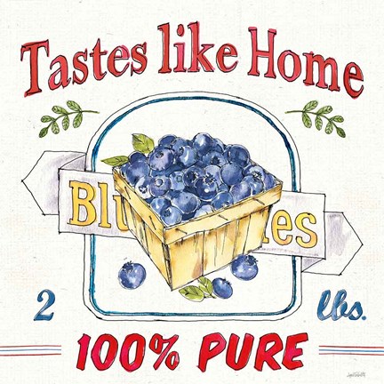 Framed Fruit Stand IV Print