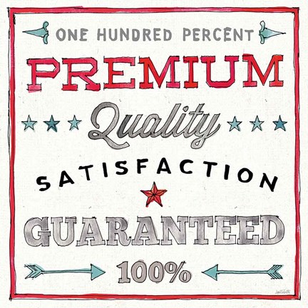 Framed Farm Signs VII Print