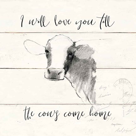 Framed Life at Home VI Shiplap Print