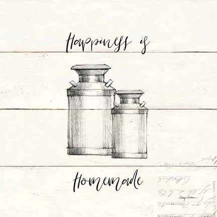 Framed Life at Home V Shiplap Print