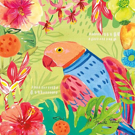 Framed Tutti Frutti V Print