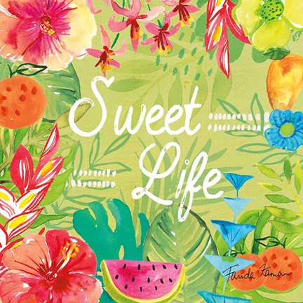 Framed Tutti Frutti X Print