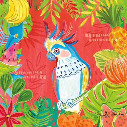 Framed Tutti Frutti VII Print