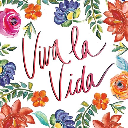 Framed Fridas Flower Fancy II Print