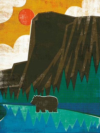 Framed Big Sky IV No Words v2 Print