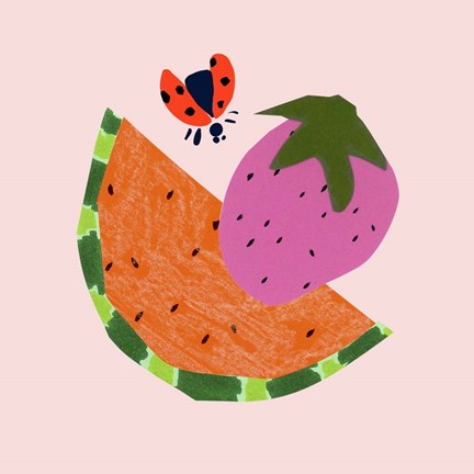 Framed Strawberry Fields II Print