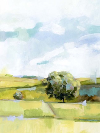 Framed Valley Breeze II Print