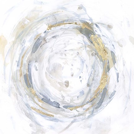 Framed Halcyon Whirl II Print